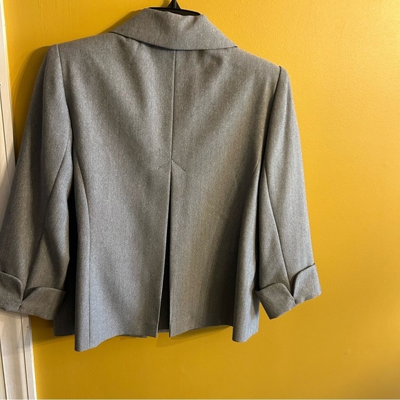 Giorgio Sant' Angelo 2 piece ladies herringbone grey professional pant suit 6 P - Picture 10 of 16